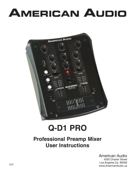 American Audio Q-D1 Pro