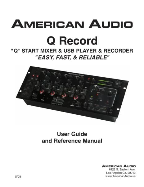 American Audio Q-Record