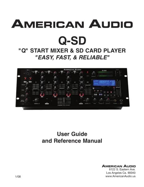 American Audio Q-SD