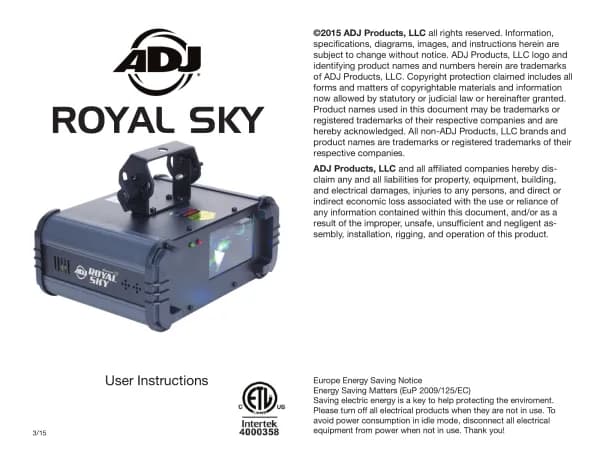 American Audio Royal Sky