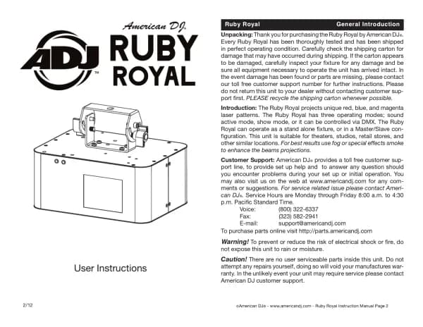 American Audio Ruby Royal