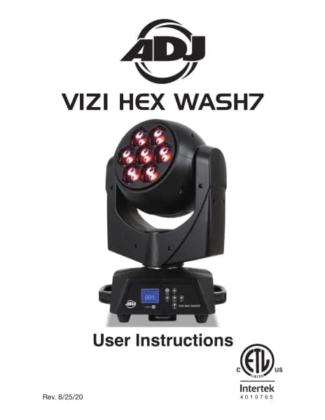 American DJ Vizi Hex Wash7