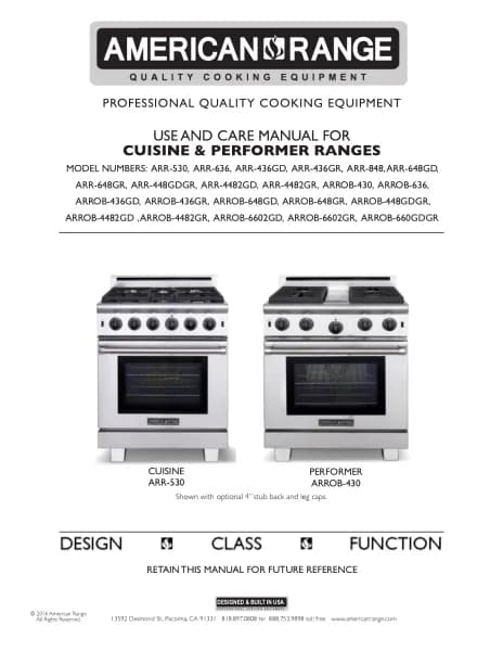 American Range ARROB648GDL