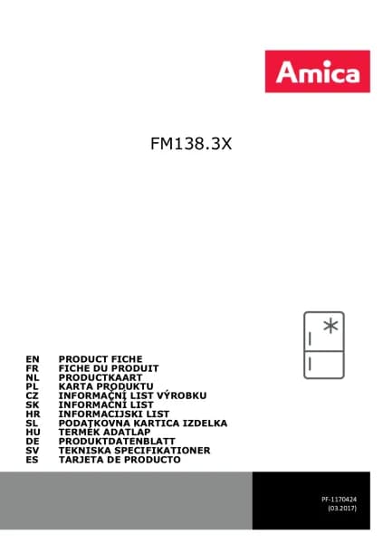 Amica FM138.3X