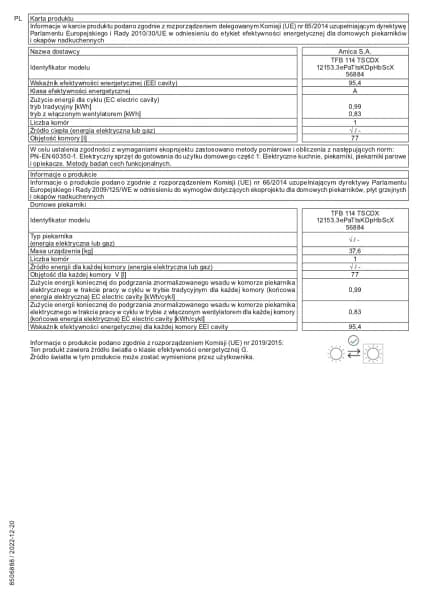 Amica TFB 114 TSCDX