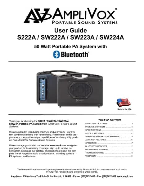 AmpliVox S222A