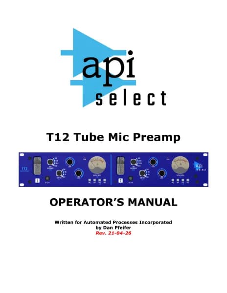 API Audio Select T12