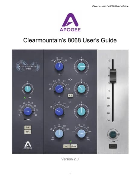 Apogee Clearmountain 8068