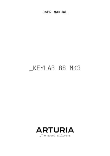 Arturia KeyLab 88 mk3