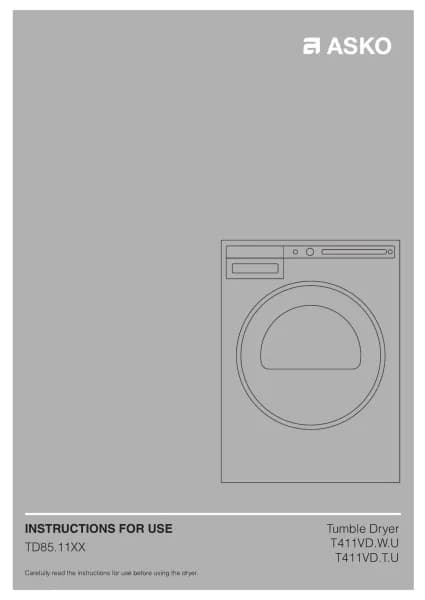 Asko T411VD.W