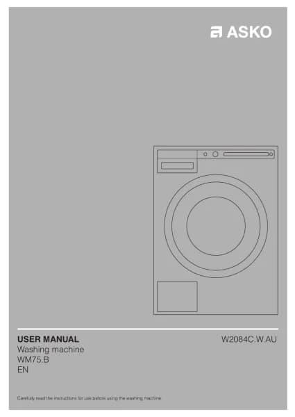 Asko W2084C.W