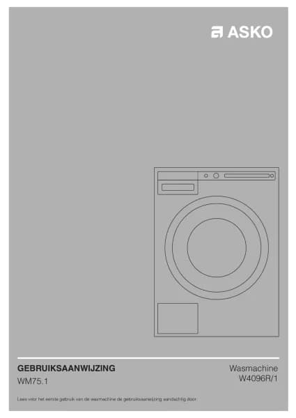 Asko W4096R.W