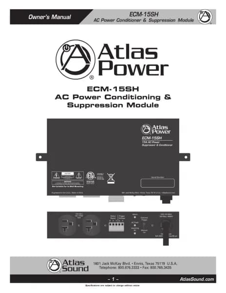 Atlas Sound ECM-15SH