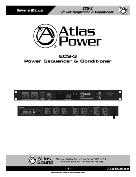 Atlas Sound ECS-3
