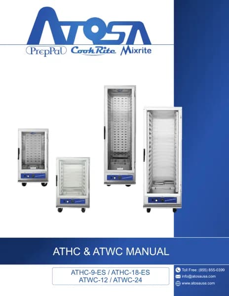 Atosa CookRite ATHC-18ES