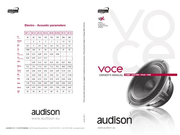 Audison VOCE AV 1.1