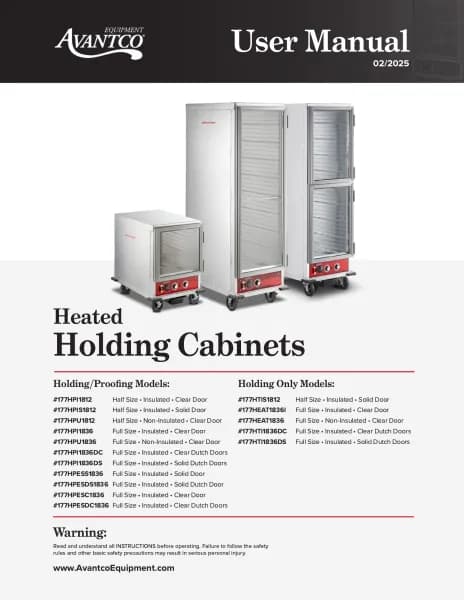 Avantco 177HPIS1812