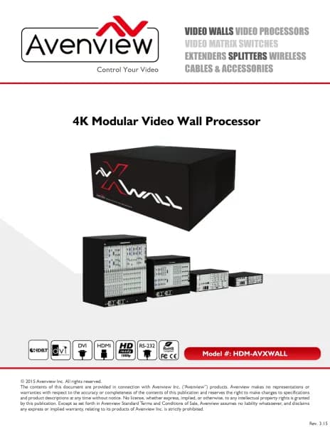Avenview HDM-AVXWALL-6X16