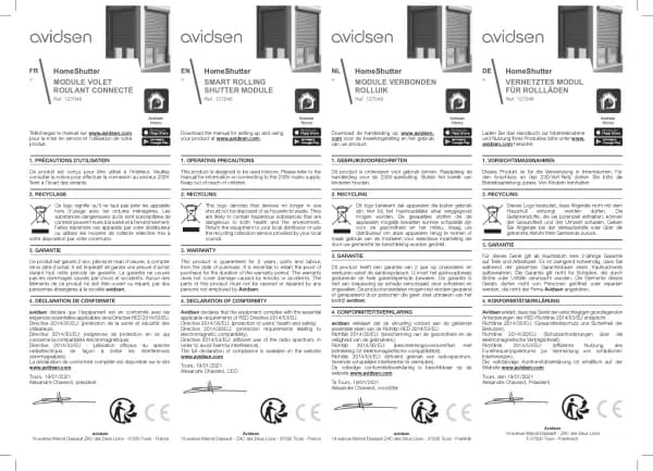Avidsen HomeShutter