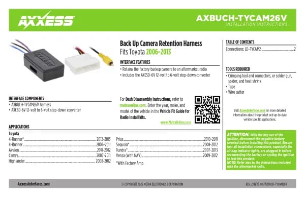 AXESS AXBUCH-TYCAM26V