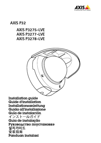 Axis P3277-LVE