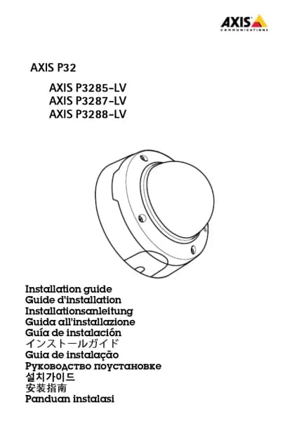 Axis P3287-LV