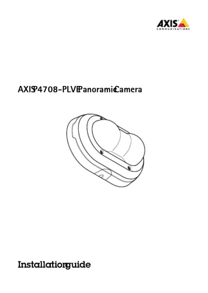 Axis P4708-PLVE