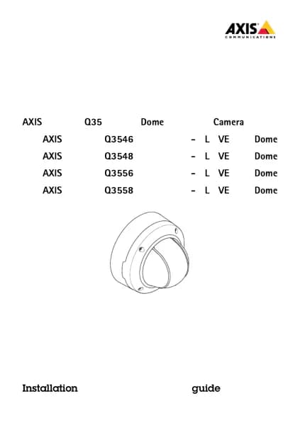Axis Q3548-LVE