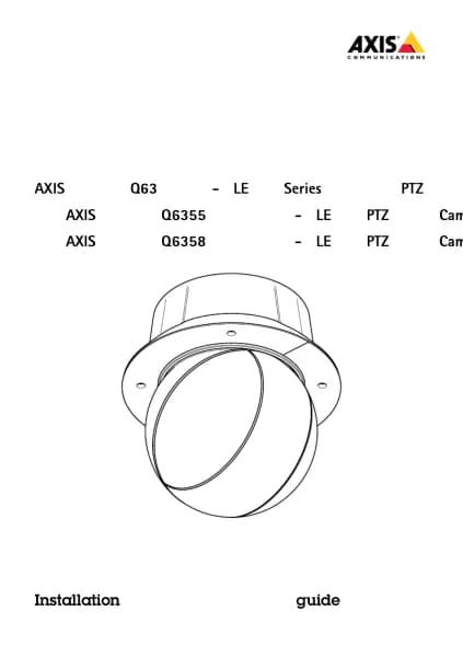 Axis Q6358-LE