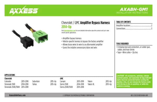 Axxess AXABH-GM1