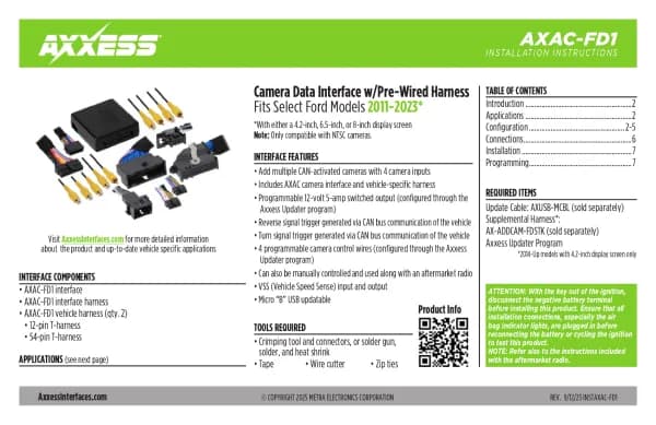 Axxess AXAC-FD1