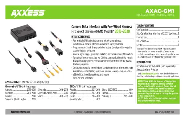 Axxess AXAC-GM1