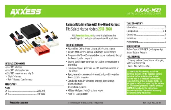 Axxess AXAC-MZ1