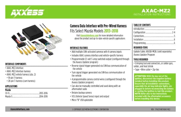 Axxess AXAC-MZ2