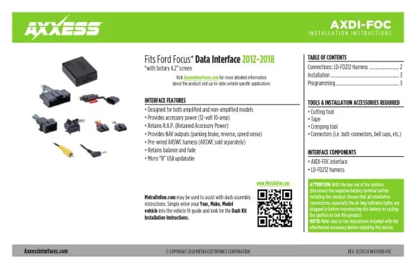 Axxess AXDI-FOC