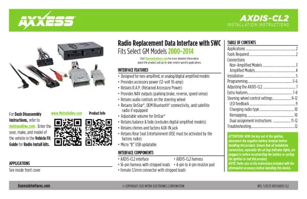 Axxess AXDIS-CL2