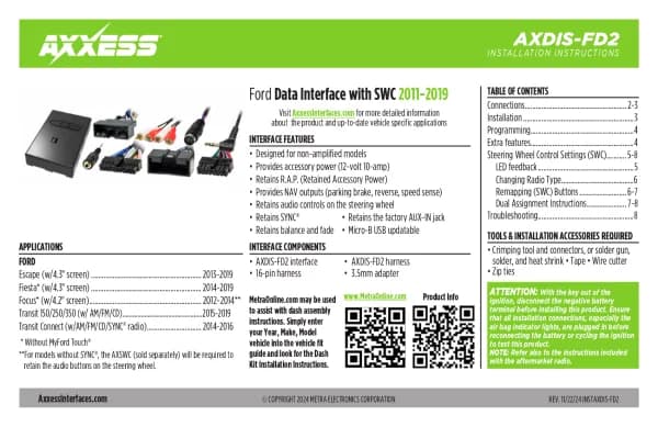 Axxess AXDIS-FD2