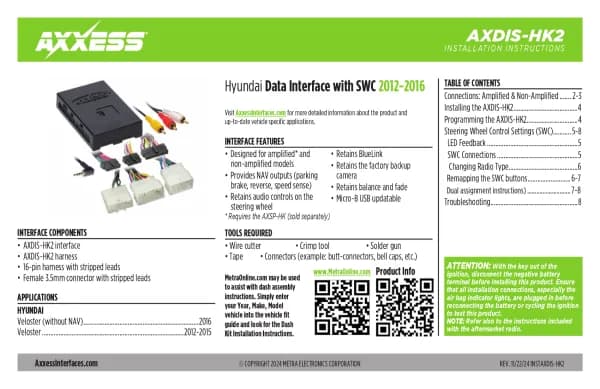 Axxess AXDIS-HK2