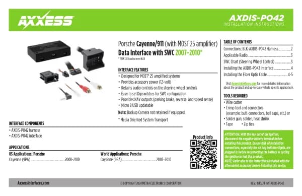 Axxess AXDIS-PO42