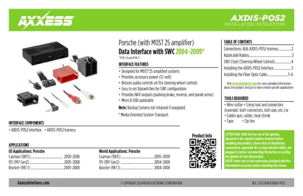 Axxess AXDIS-PO52