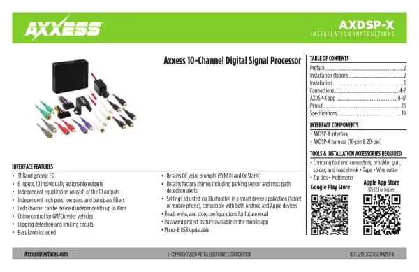 Axxess AXDSP-X