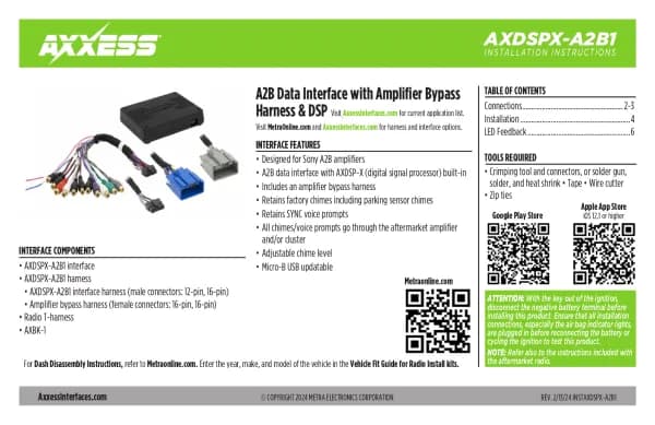 Axxess AXDSPX-A2B1