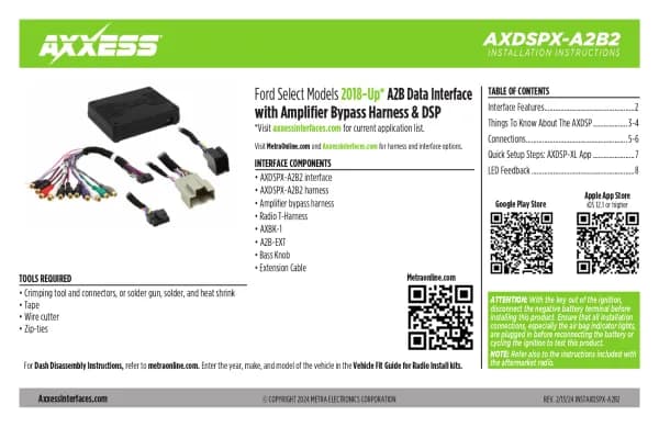 Axxess AXDSPX-A2B2