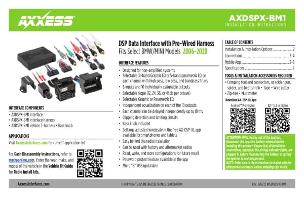 Axxess AXDSPX-BM1