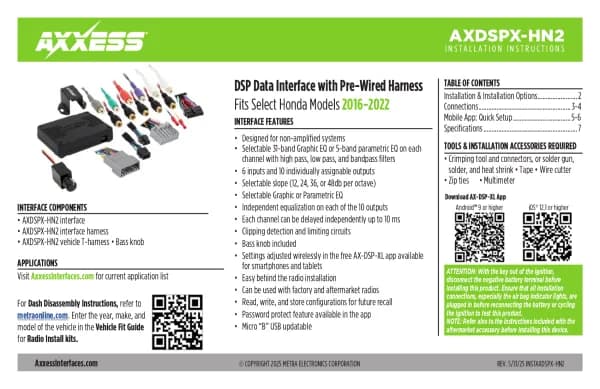 Axxess AXDSPX-HN2