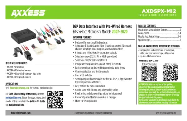Axxess AXDSPX-MI2