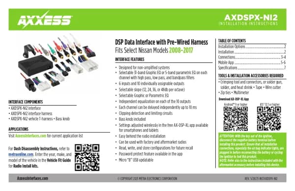 Axxess AXDSPX-NI2