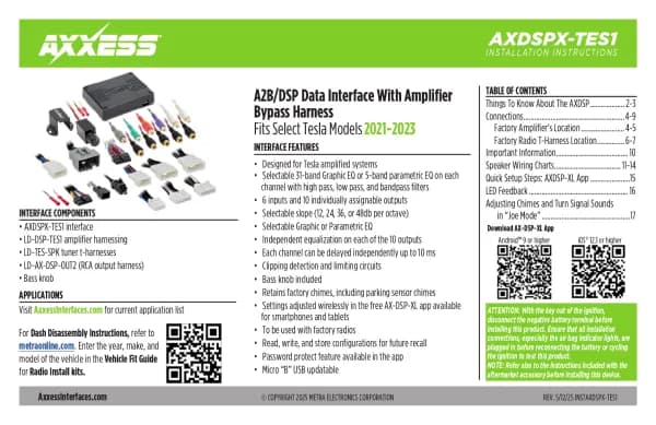 Axxess AXDSPX-TES1