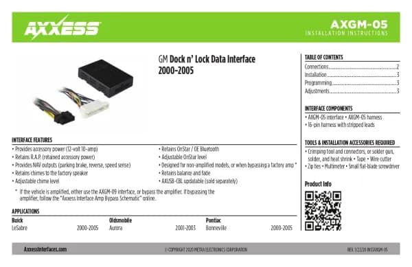 Axxess AXGM-05