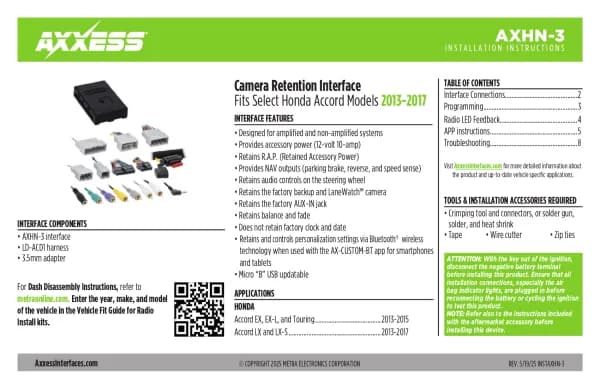Axxess AXHN-3
